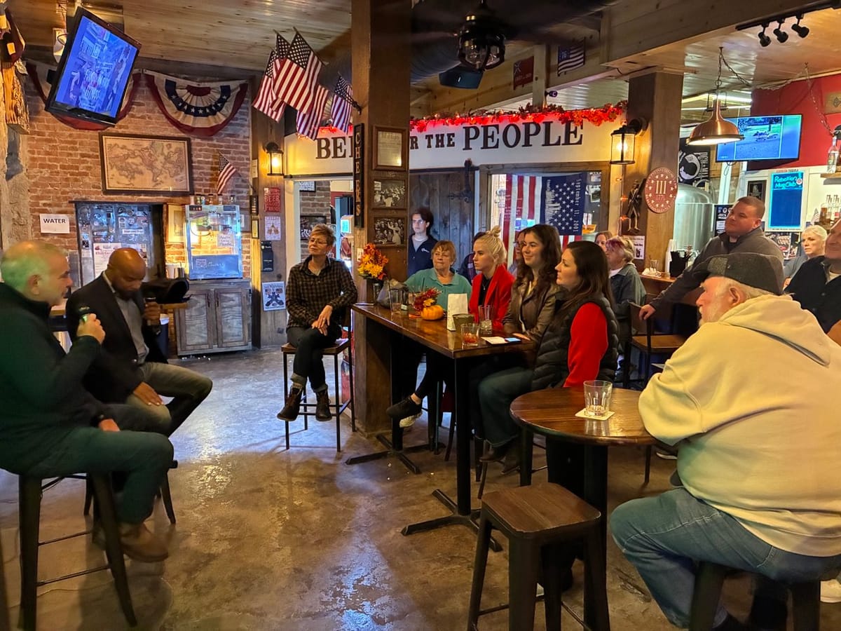 Will Martin Visits Rebellion Brewing USA to Discuss 2026 Lt. Governor Bid